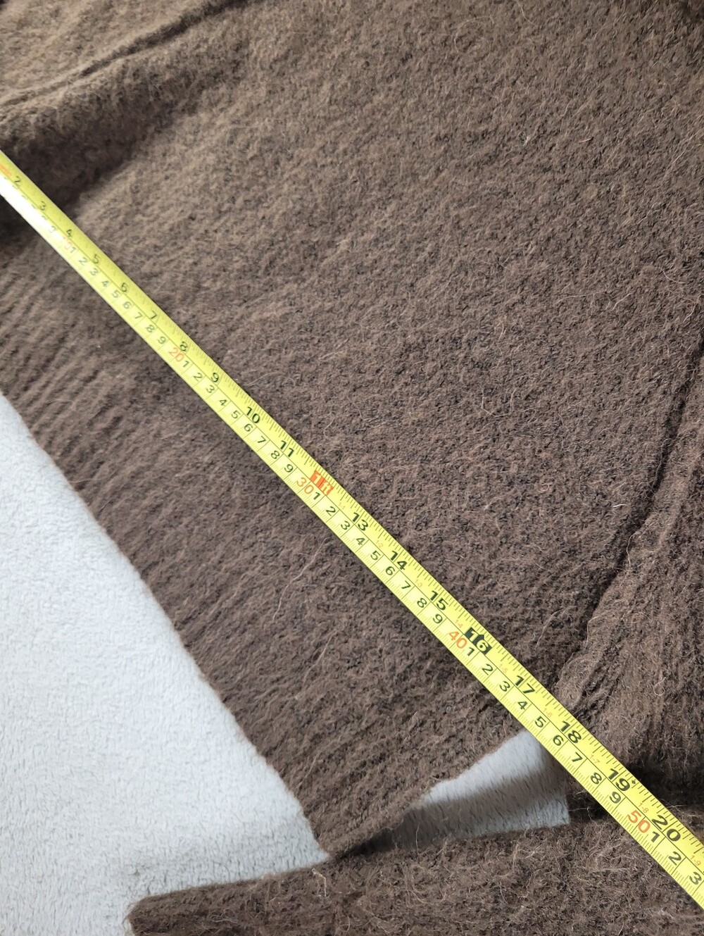 Zara Alpaca Blend Cropped Brown Turtleneck Sweater - Picture 7 of 10